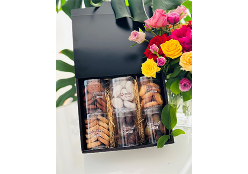 三田高原卵使用　おしゃれ筒ケース6品焼き菓子セット